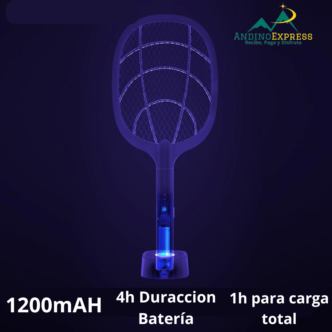 RAQUETA ANTIMOSQUITOS LUZ UV™